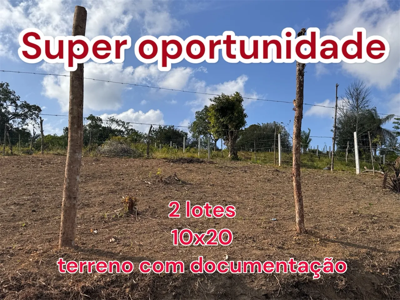 terreno loteamento pronto para construção