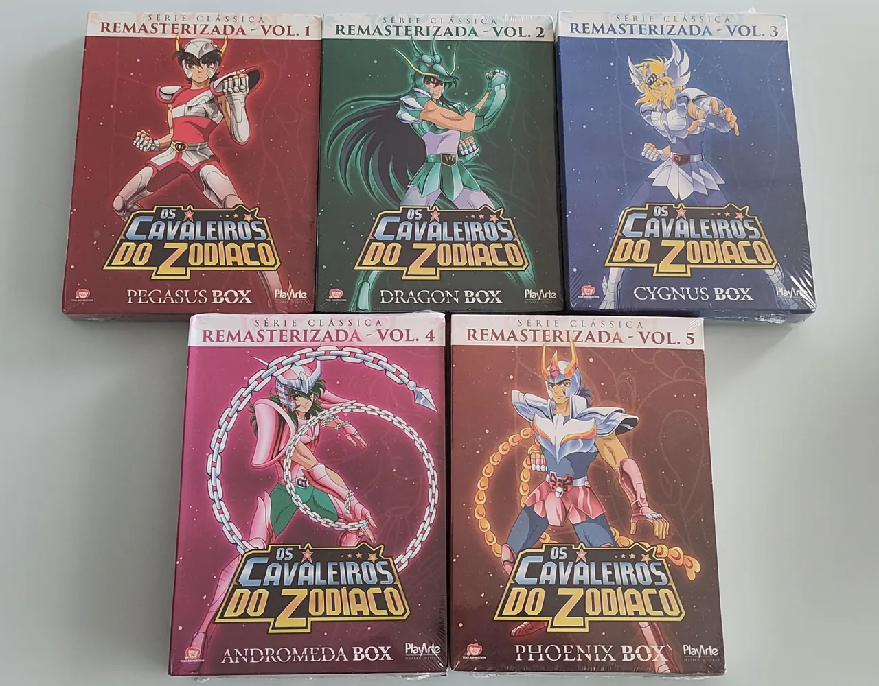 Os Cavaleiros do Zodíaco - Série Clássica Completa e Lacrada- Remastered - DVD