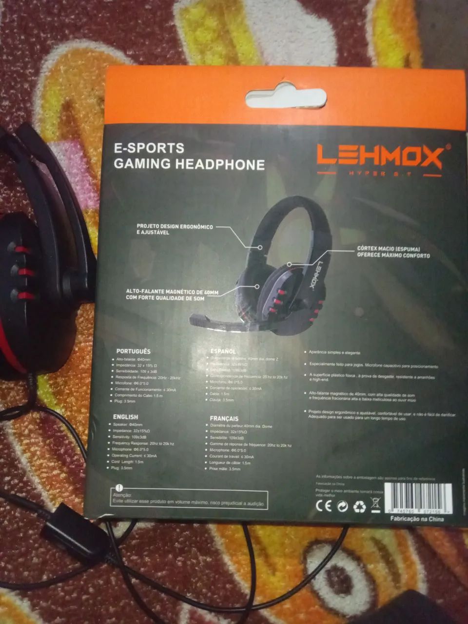 Headset Gamer Lehmox Lef-1020 - PS4/X-One - 3.5mm - Foto 3