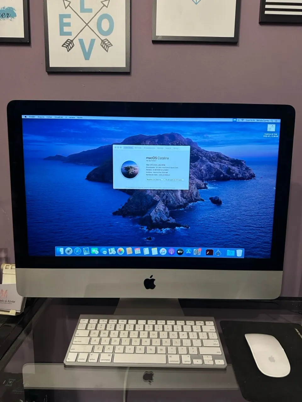 iMac Apple 21,5" - macOS Catalina