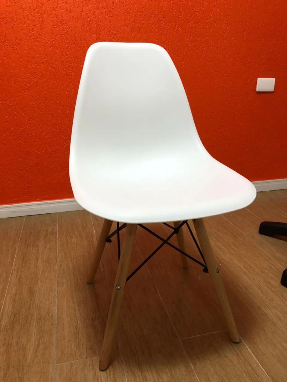 Cadeira Charles Eames Eiffel Branco (6 unidades) - Foto 2