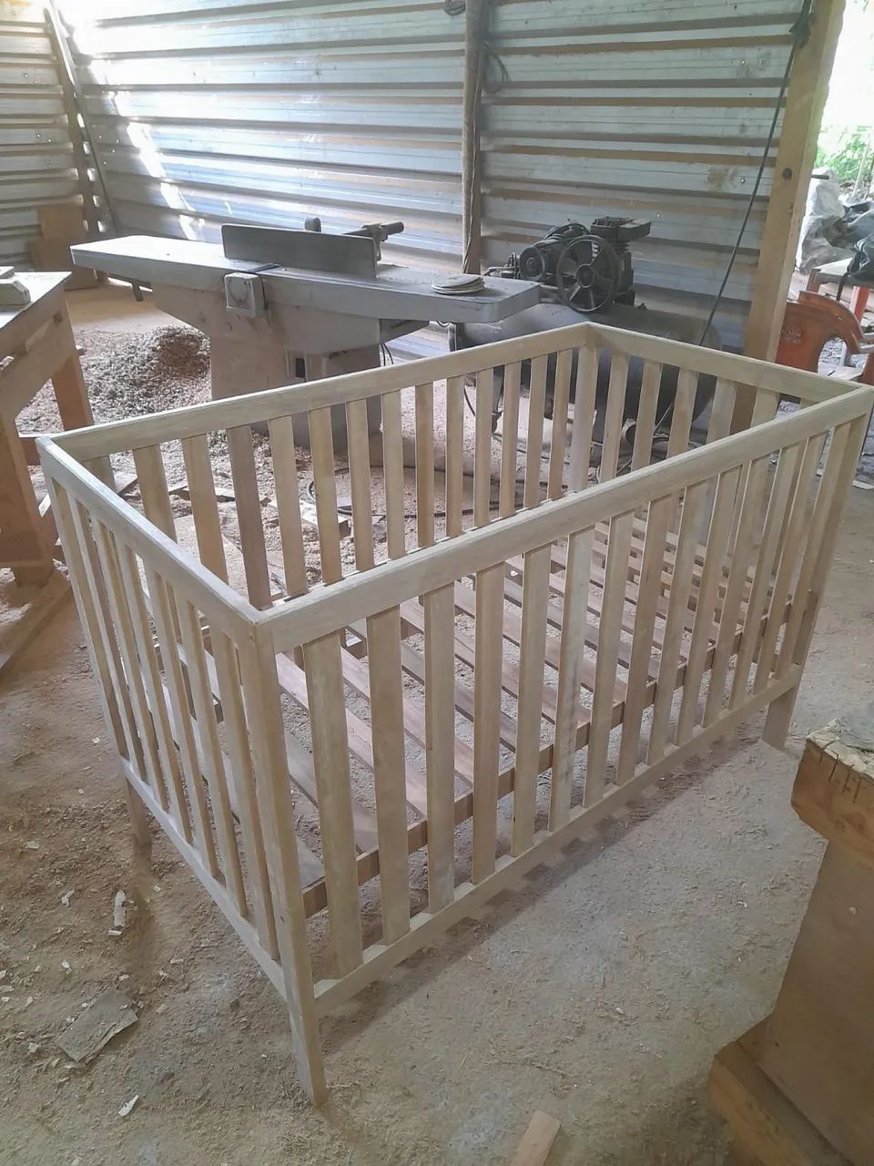 Berço em madeira de lei angelin  - Foto 2