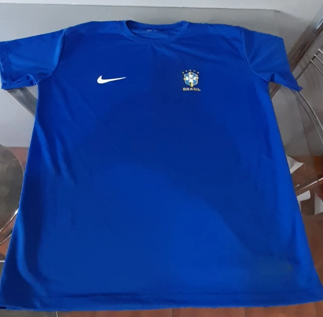 Camisa Brasil Nike Azul Seleção Brasileira fitmes