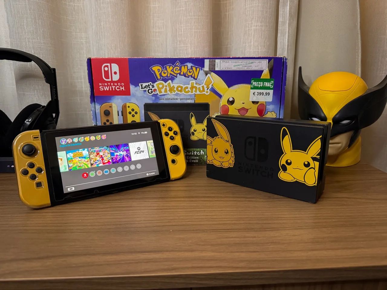 Nintendo Switch V2 - Edição Especial Pokémon Let?s Go