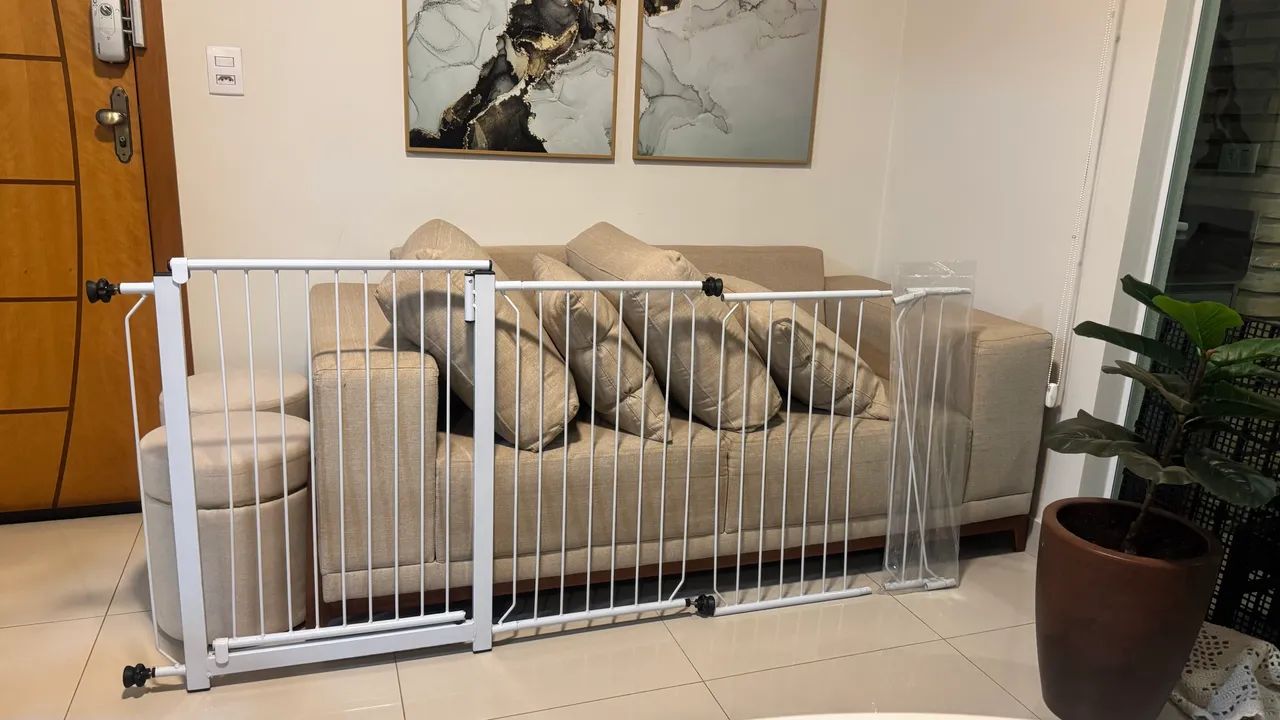 Portão pet - grade cachorro - 190cm - Foto 2