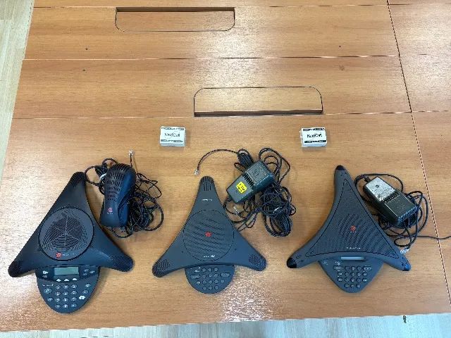 Kit 3 Estrelas Polycom Soundstation + 2 gravadores Nextcall