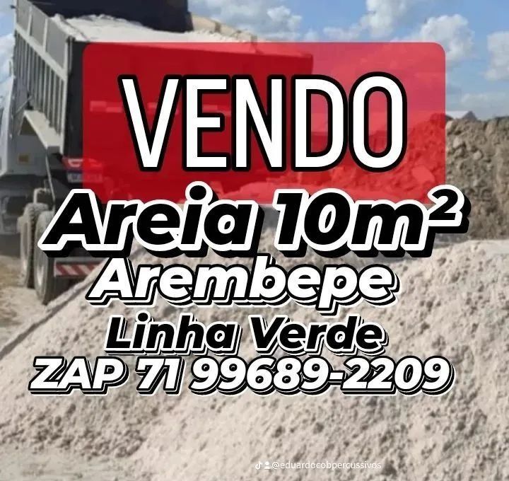 Gravilhão 3/8 e Areia Caçamba  - Foto 4