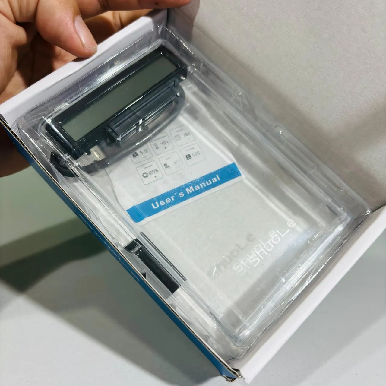 Case para HDD - SSD Externo com display inteligente  - Foto 3