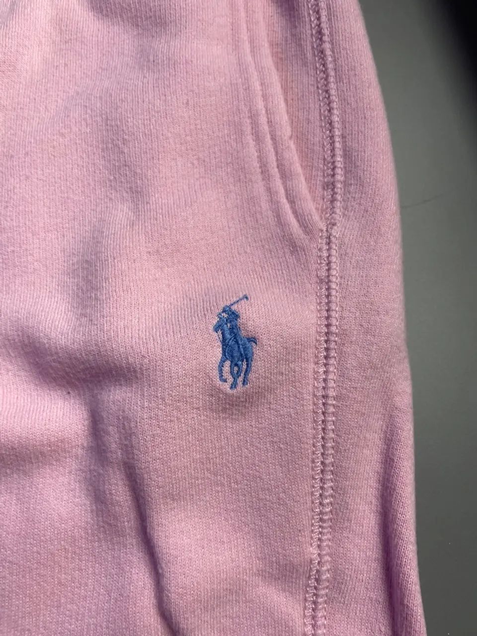 Shorts de Moletom Rosa Polo Ralph Lauren - Foto 2