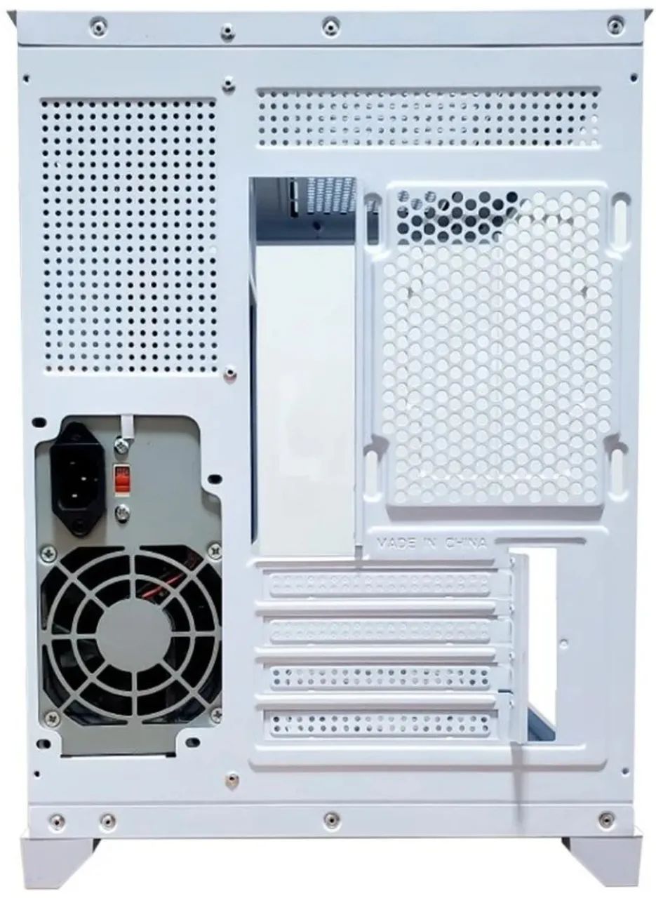 PC GAMER - Gabinete Mini Tower em vidro temperado, Branco64842042922754121