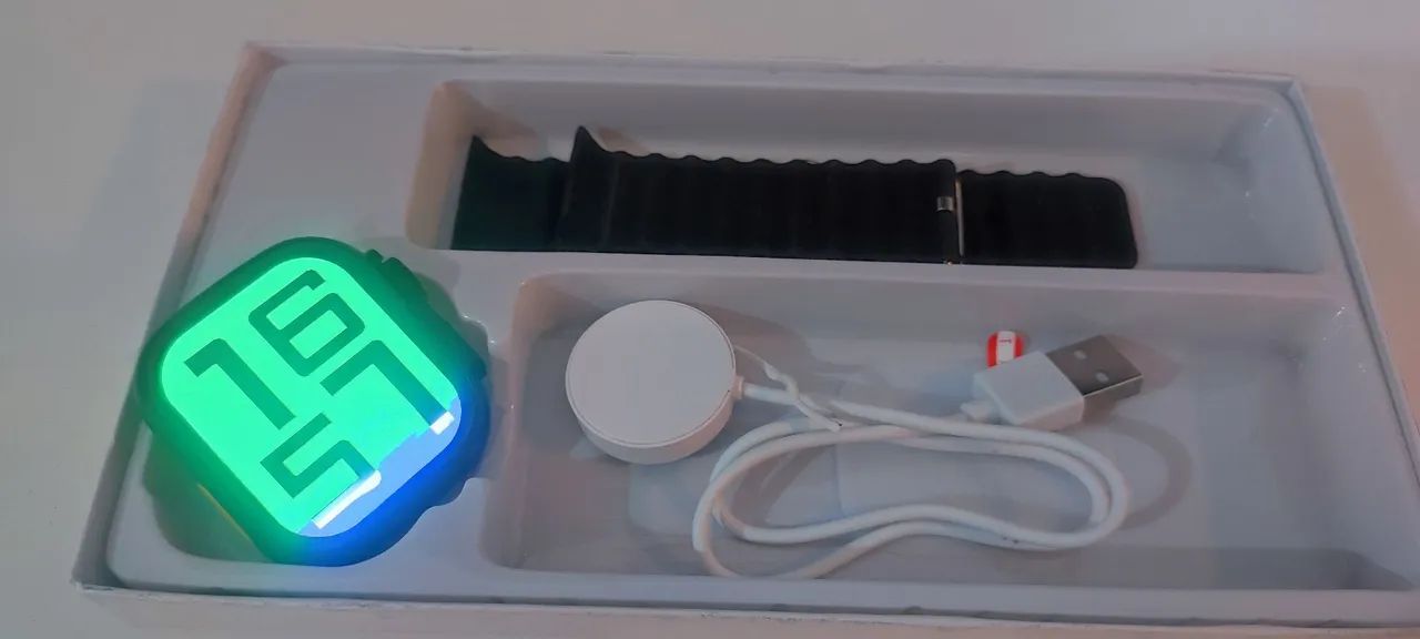 Smartwatch ultra t10 preto pulseira extra  - Foto 2