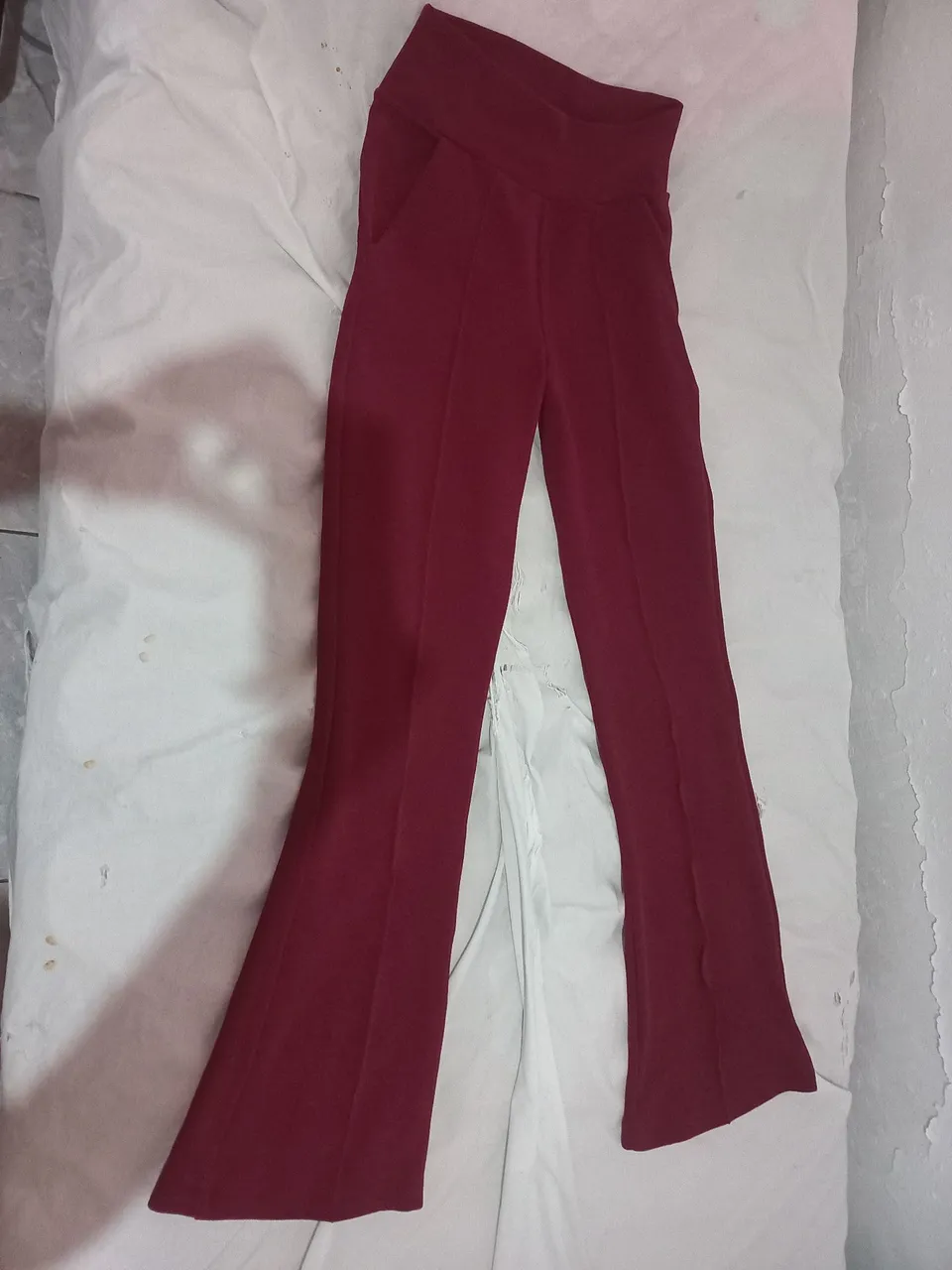 Calça Flare Vermelha