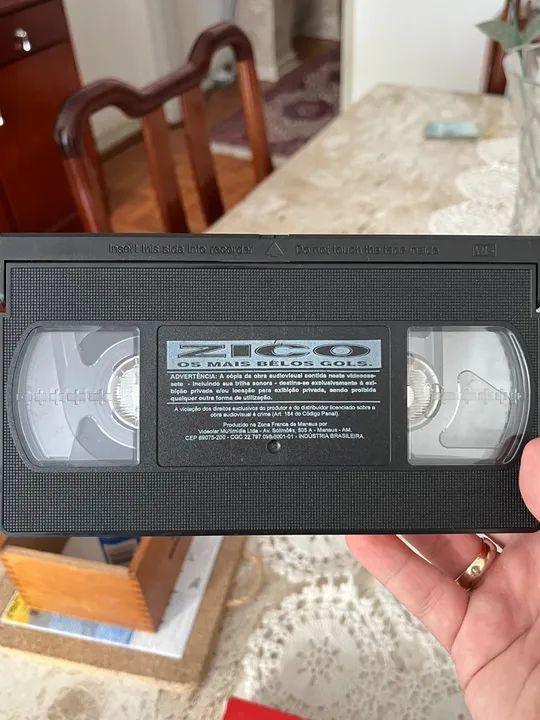 Fita VHS Zico Flamengo - Os Mais Belos Gols - Item raro de colecionador - Foto 2