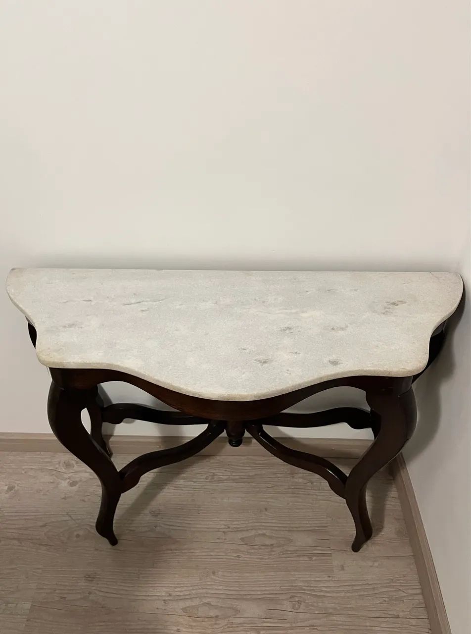 Aparador meia-lua com mármore - Foto 2