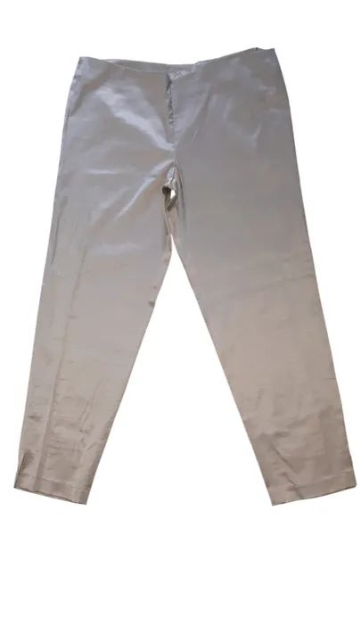 Calça Prateada Cia da Moda Tam. G