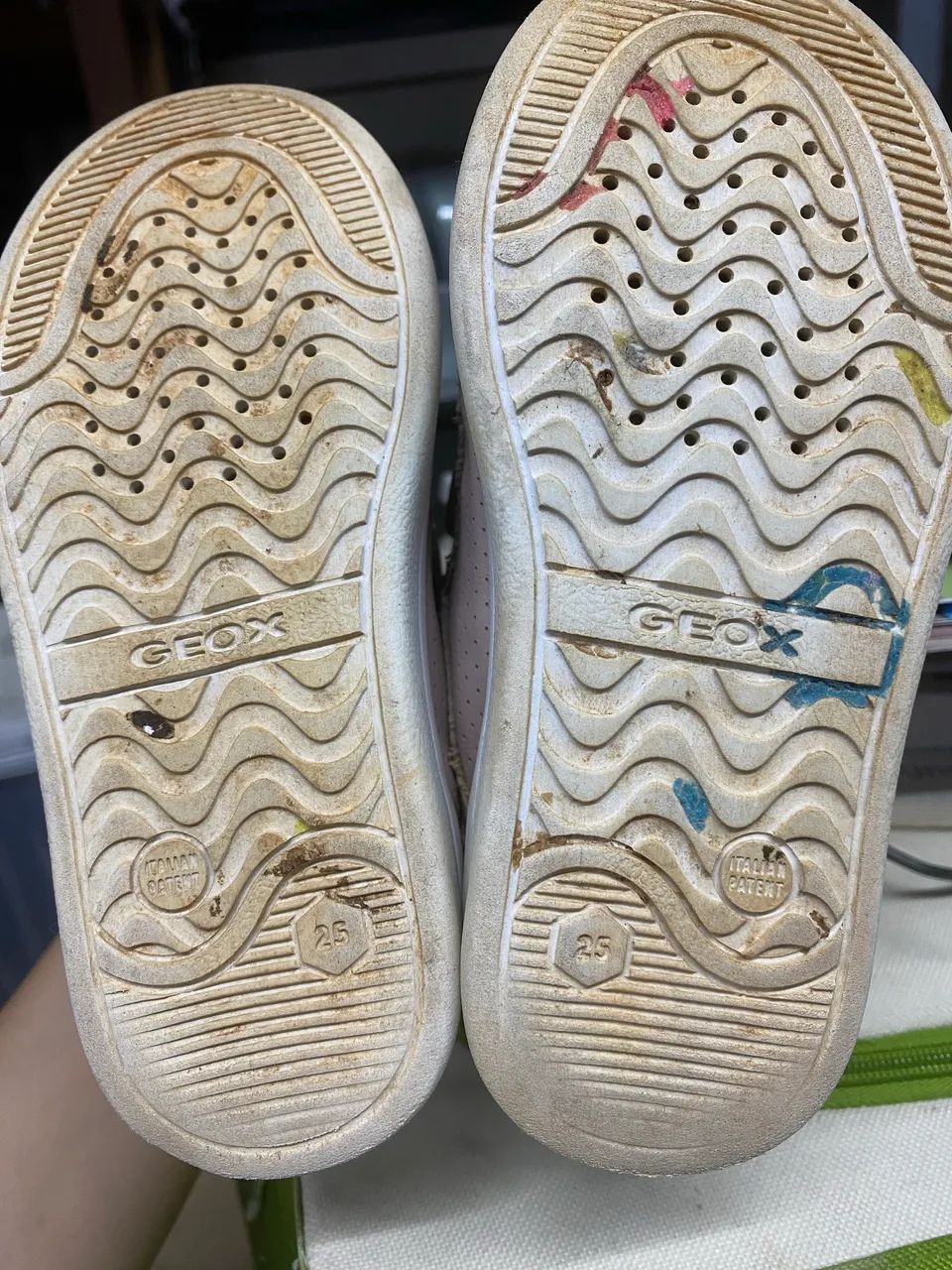 Sapato importado infantil Geox rosa tamanho 25 (europeu) - Foto 4