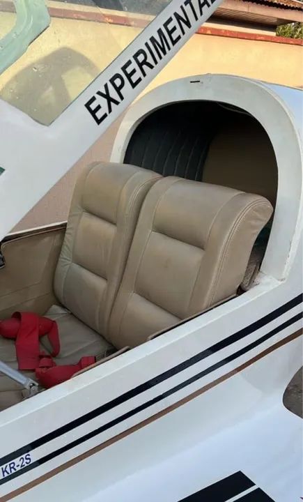 VENDE-SE AVIÃO MONOMOTOR KR2S PARA TERMINAR REFORMA  - Foto 4