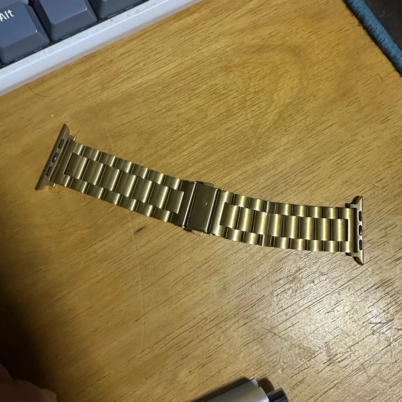 Pulseira apple watch 42mm dourado