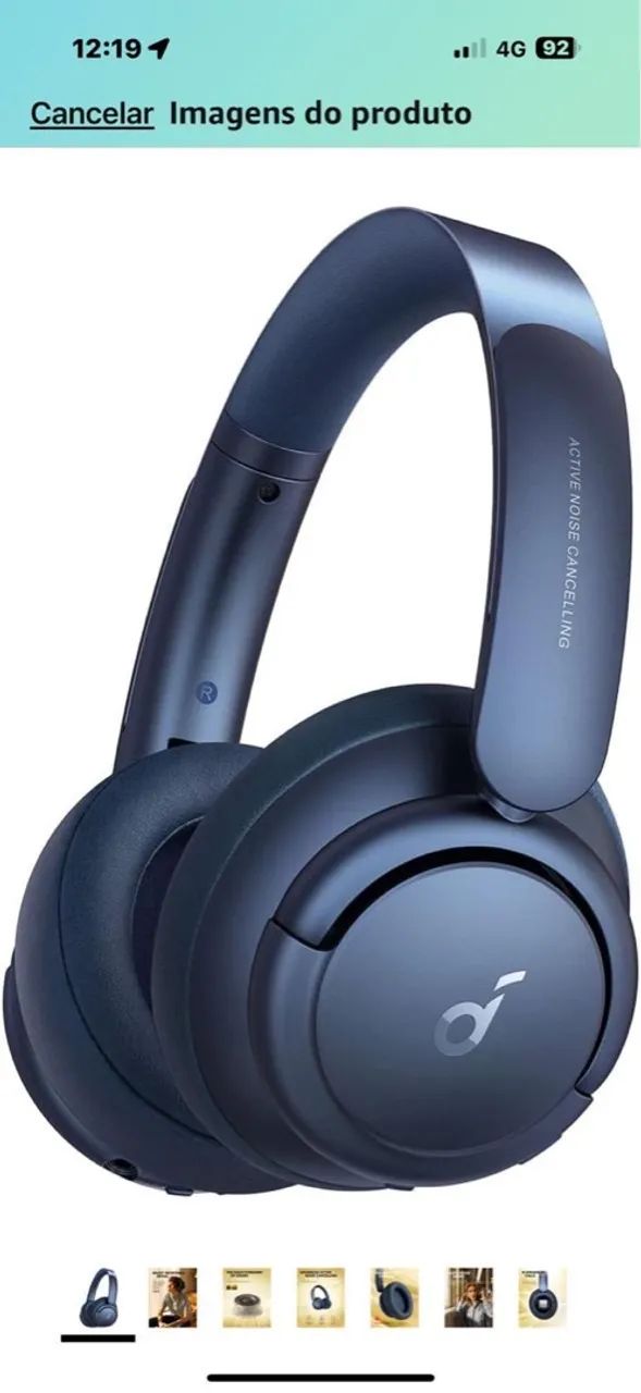 ? Headphone Anker Soundcore Q35 - Semi Novo, Completo e Impecável! 