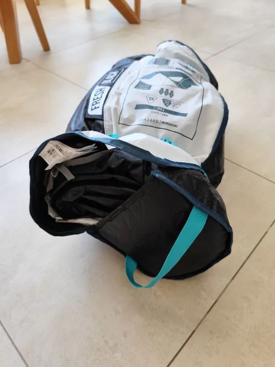 Barraca para acampamento Fresh Black Quechua - Foto 2