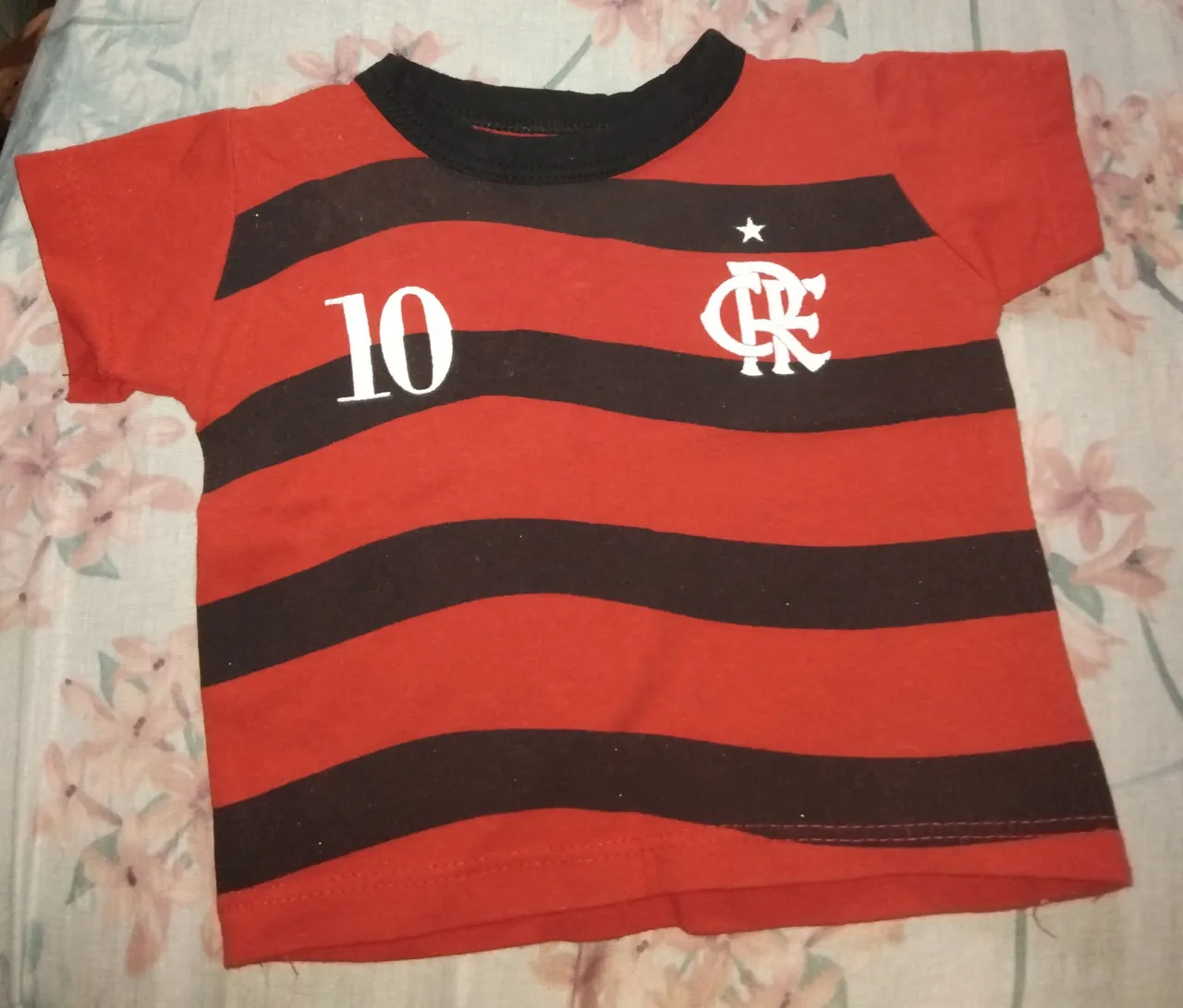 Camiseta Flamengo Bebê - Tamanho P