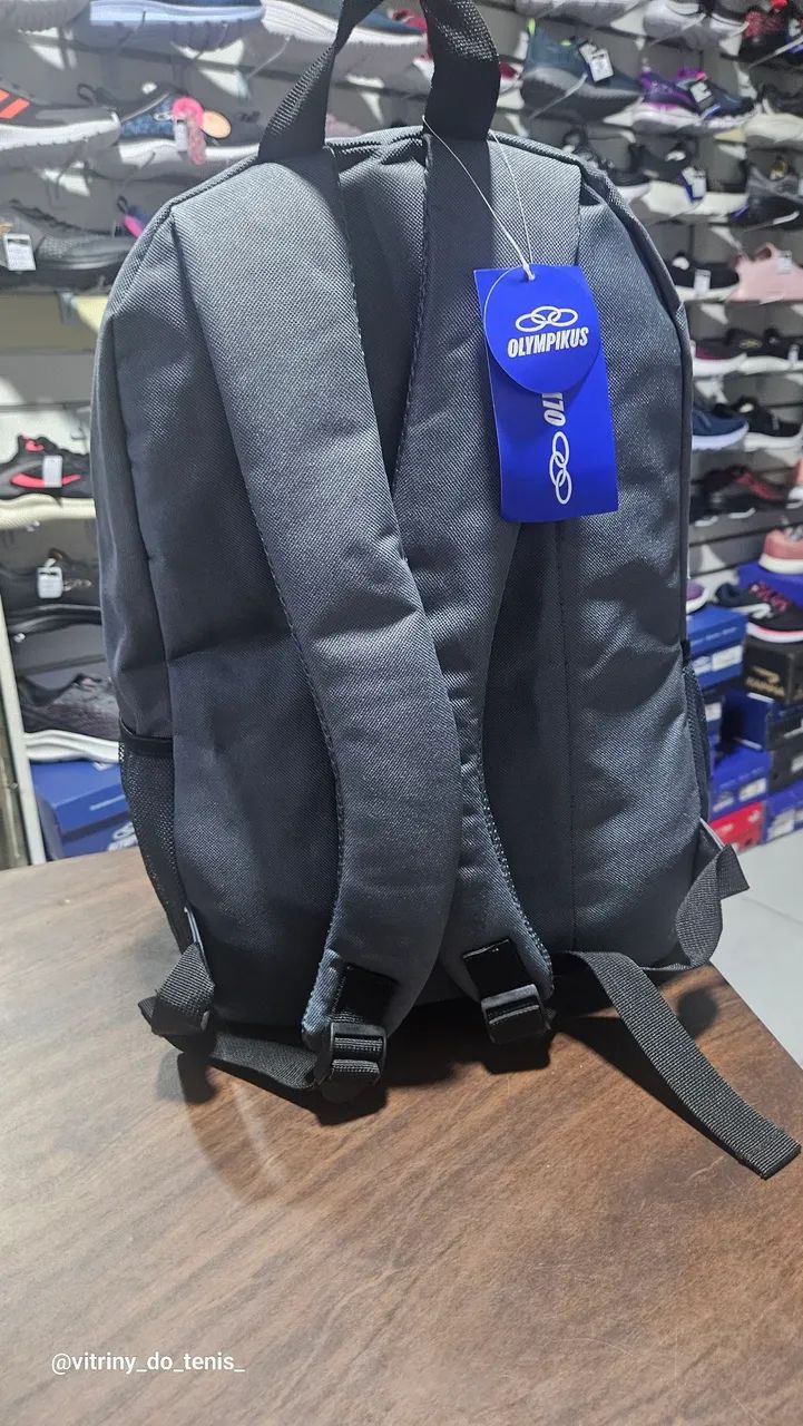Mochila Olympikus basic Cinza-Original  - Foto 2