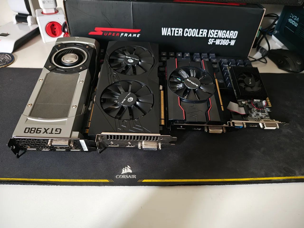 4 placas de vídeo Nvidia e Amd 