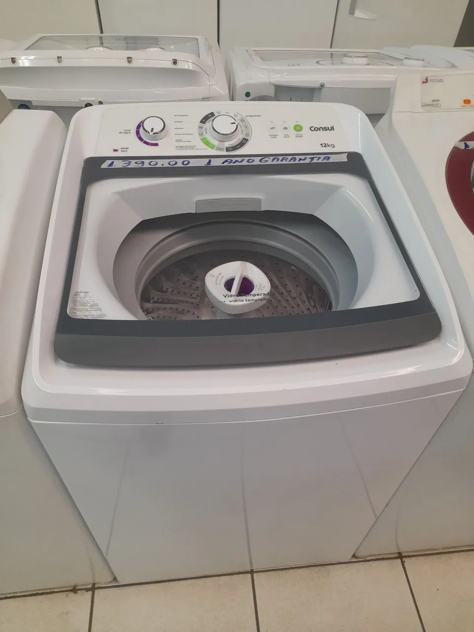 Máquina de Lavar Consul 12kg 1 ano de garantia