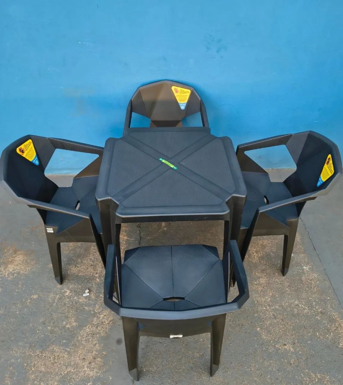 Jogo de mesa com poltrona Diamond 182kg - Foto 3