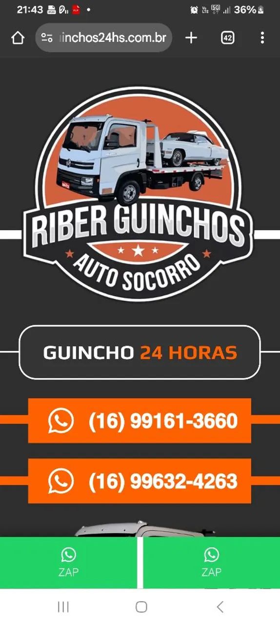 Serviços em Guinchos Ribeirão Preto-SP 