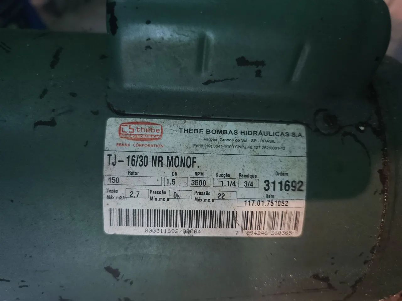 Bomba d'água 1.5cv - Foto 2