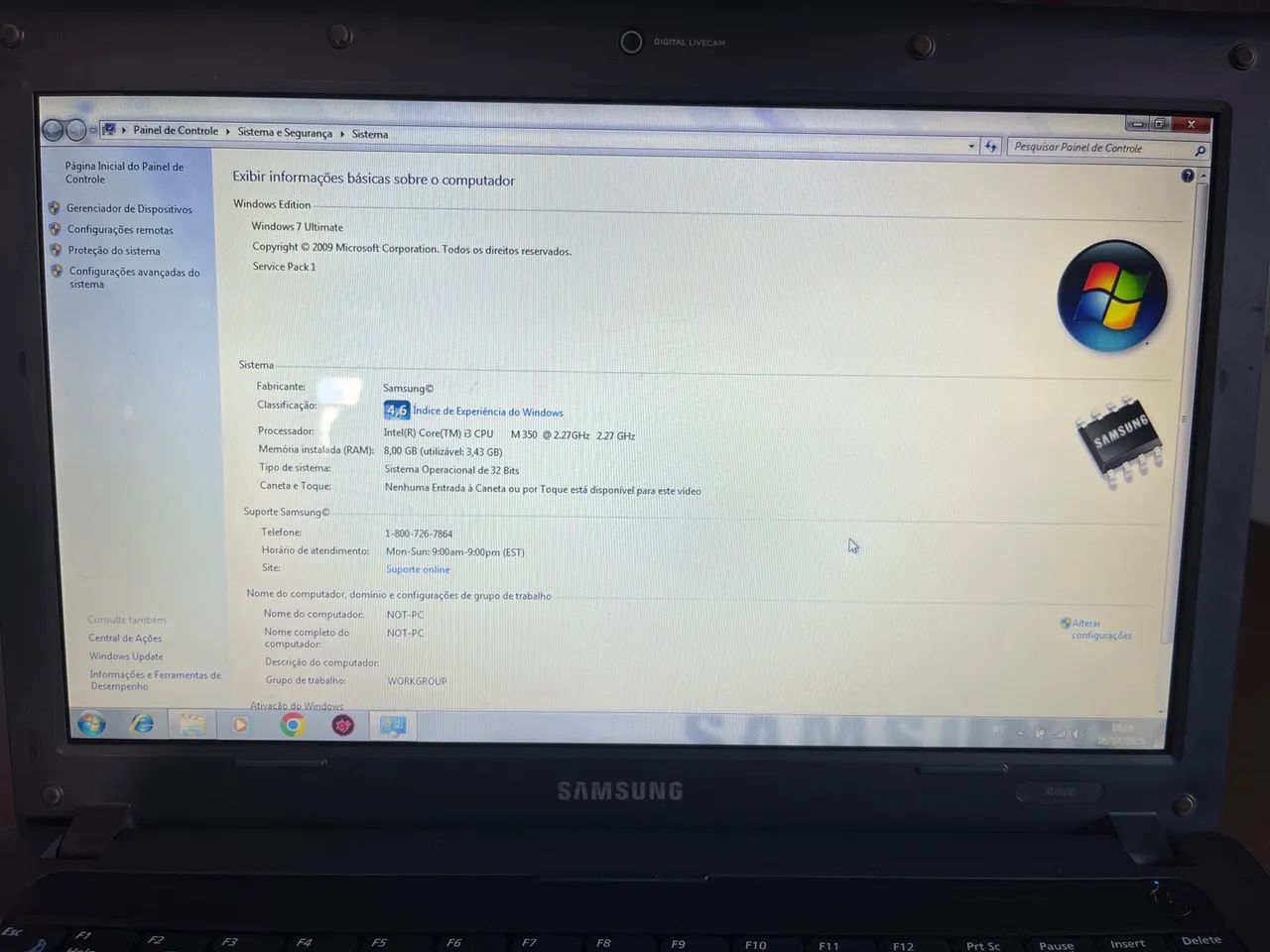 Notebook Samsung R440  - Ótimo estado! - Foto 2
