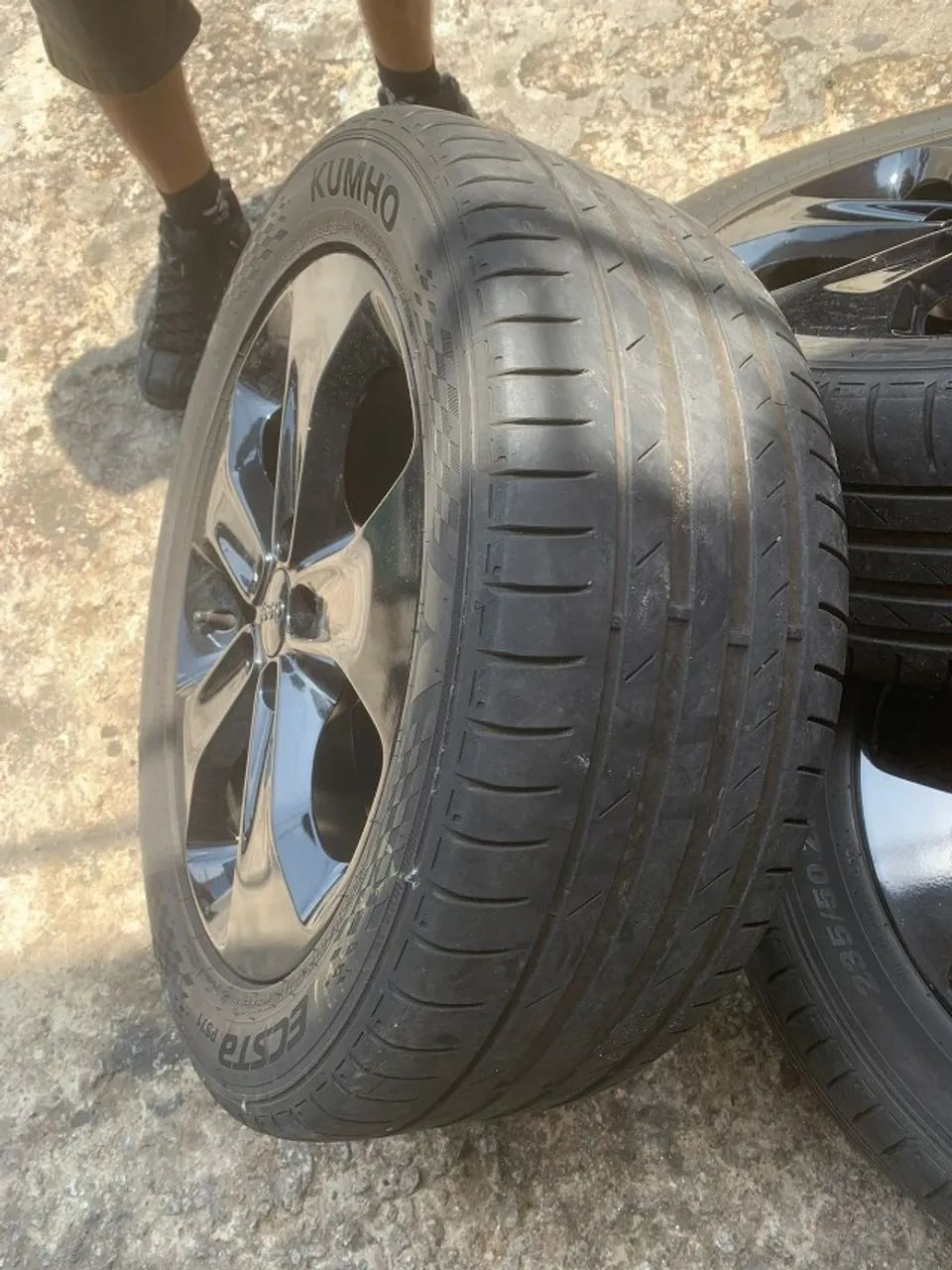 RODAS BLACK PIANO ARO 18 ( JEEP ) 5x110 RENEGADE / COMPASS  - Foto 5