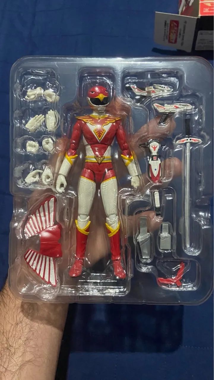 SH FIGUARTS REDHAWK JETMAN - power rangers  - Foto 4