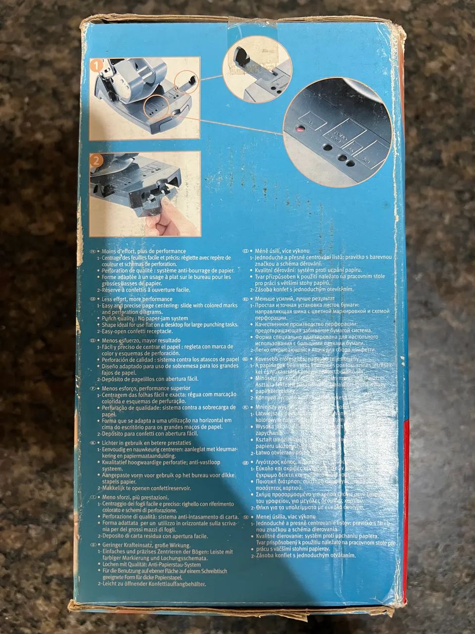 Perfurador Maped Easy 70 folhas Novo na caixa - Foto 6