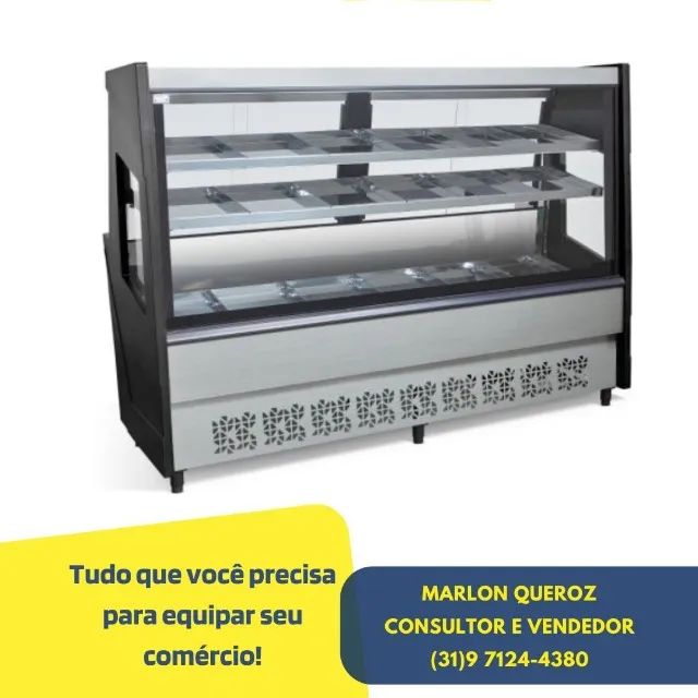 Balcão Avícola Polar 2M Preto 