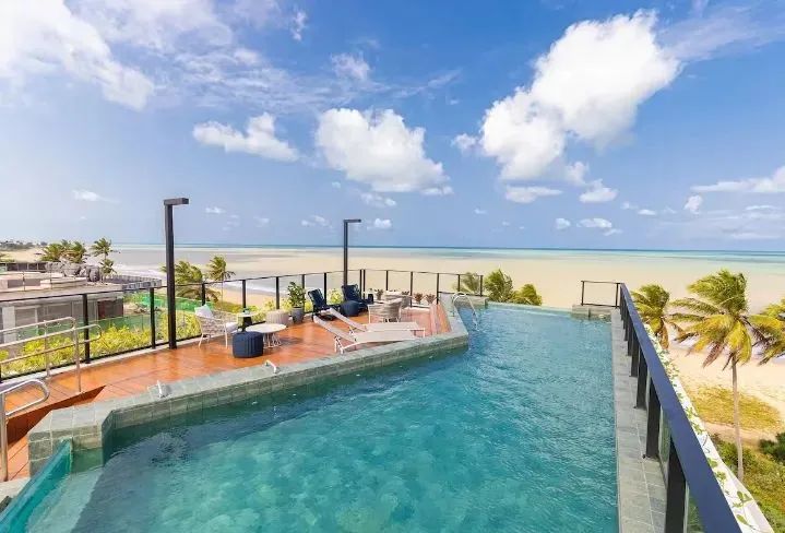 FLAT PÉ NA AREIA - MOBILIADO E PROJETADO. - Foto 3