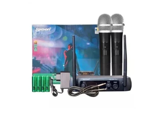 Microfone Sem Fio Duplo Lexsen Lm258u  - Foto 2