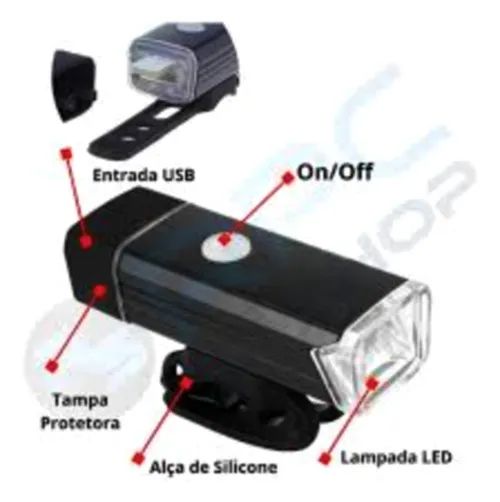 Kit lanterna sinalização dianteira e traseira