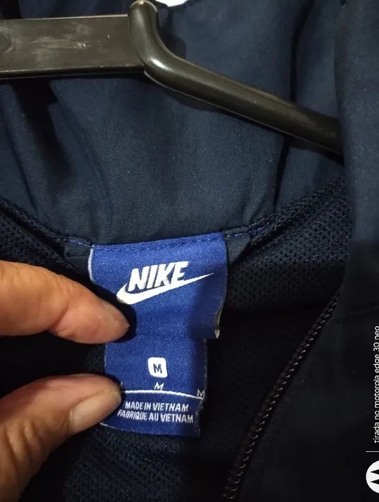 Casaco Nike Original Azul marinho  - Foto 5