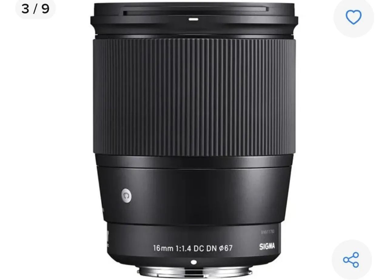 Lente sigma 16mm 1.4 para sony - Foto 3