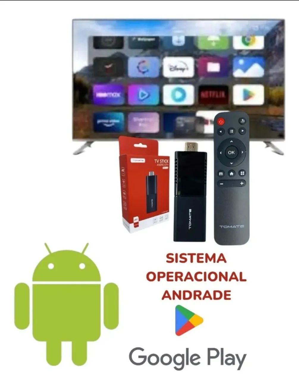 TV Stick Tomate Android TV 4K - Foto 2