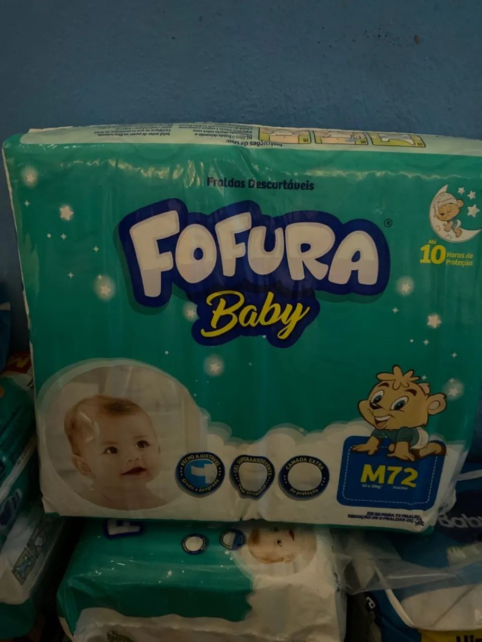 Fraldas Fofura Baby,Babysec, Cremer, Panda - Foto 4