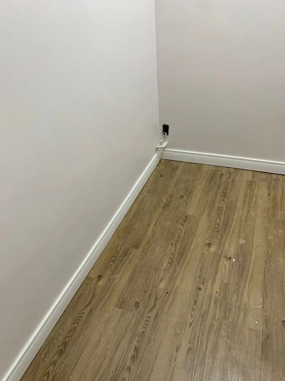 Instalação de rodapé 