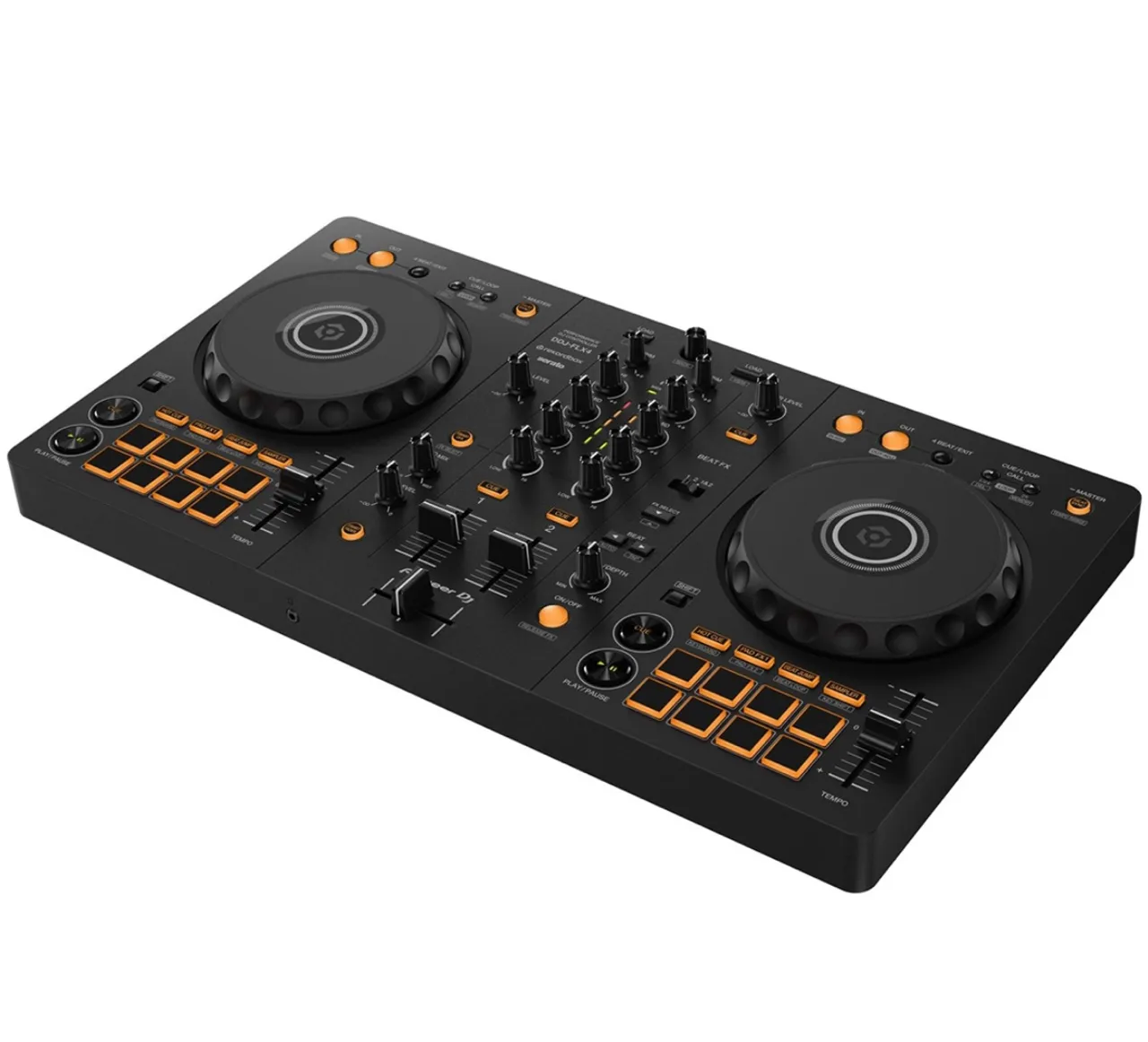 Controlador de DJ Pioneer DDJ-FLX4 de 2 canais