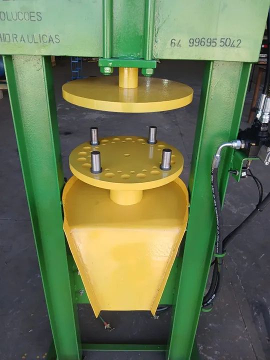 Prensa Hidráulica Para Desmontagem e Montagem De Fusos De Colhedora de Algodão  - Foto 5