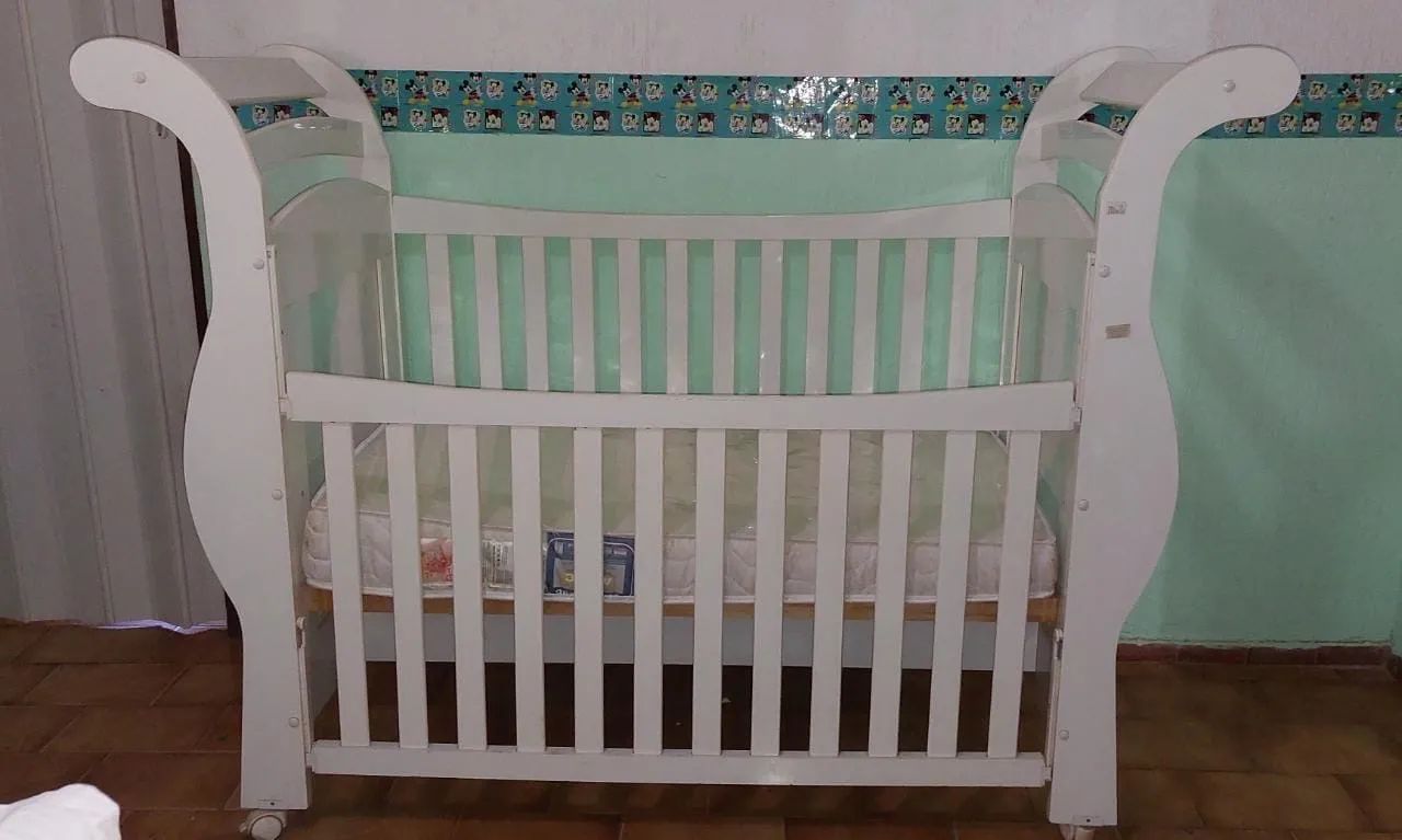 Berço Infantil Branco - Foto 2