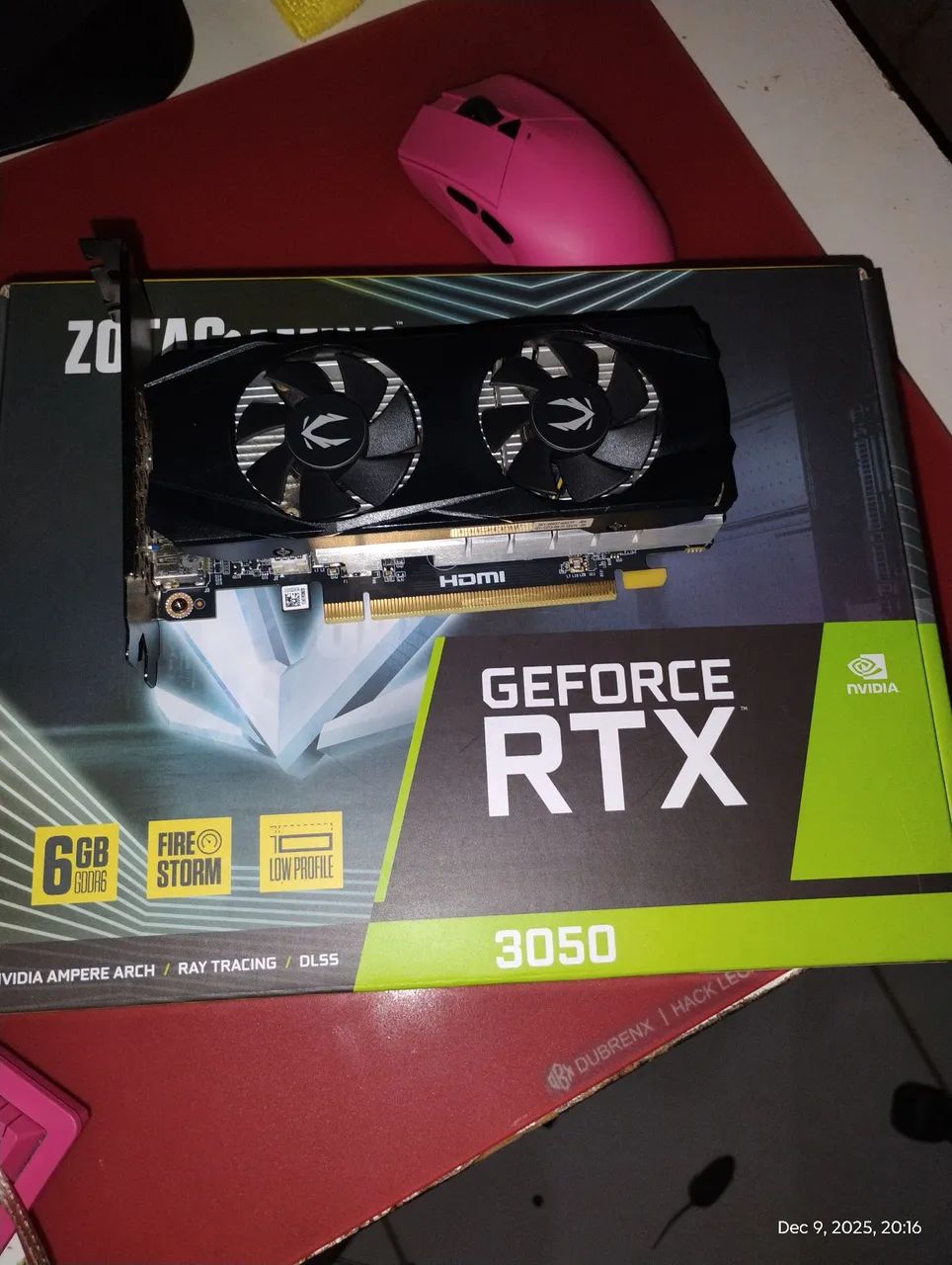 RTX 3050 LP ZOTAC 6GB NEGOCIO (NÃO ENVIO)