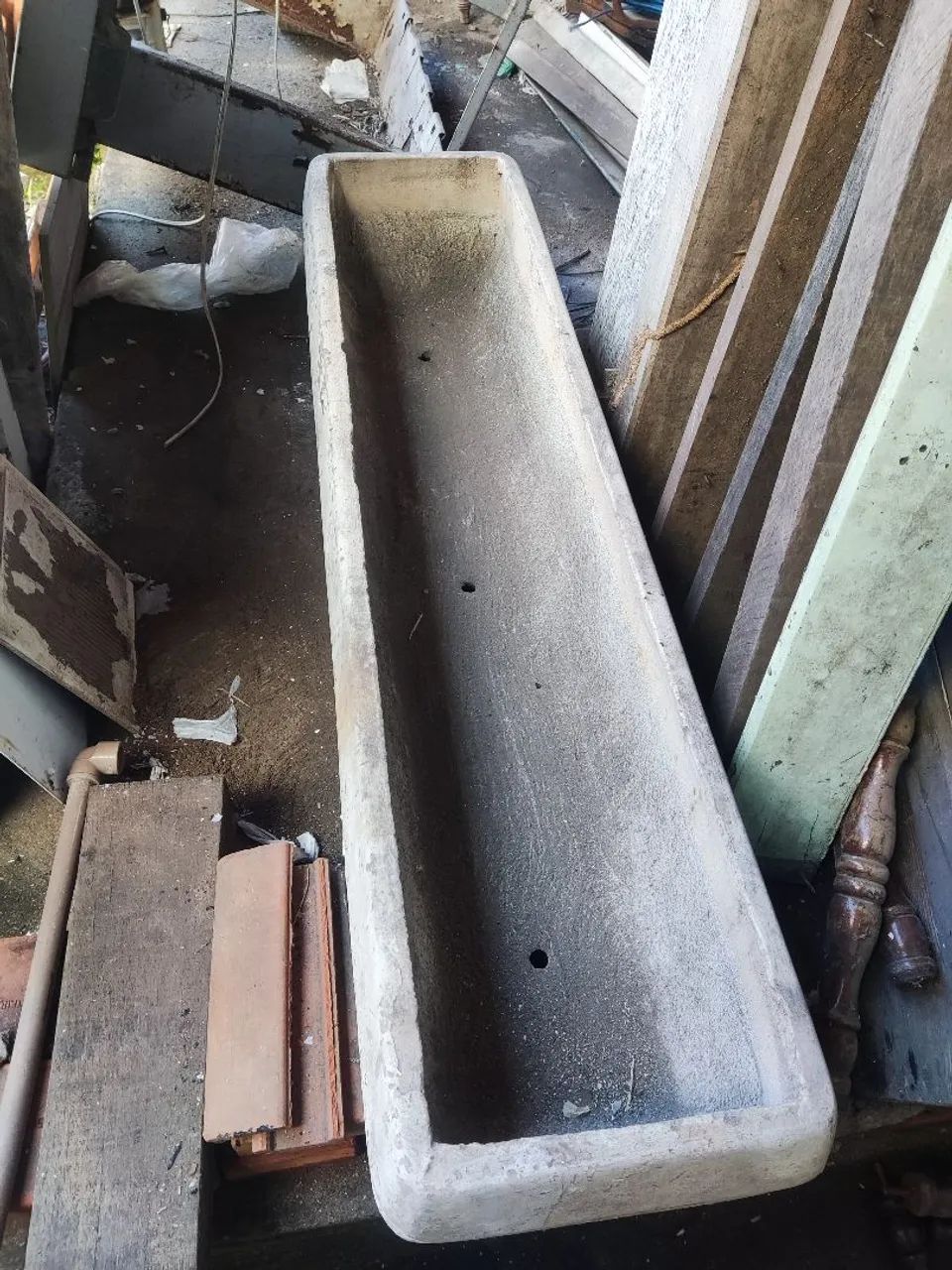 Floreira de cimento vaso de planta - Foto 2