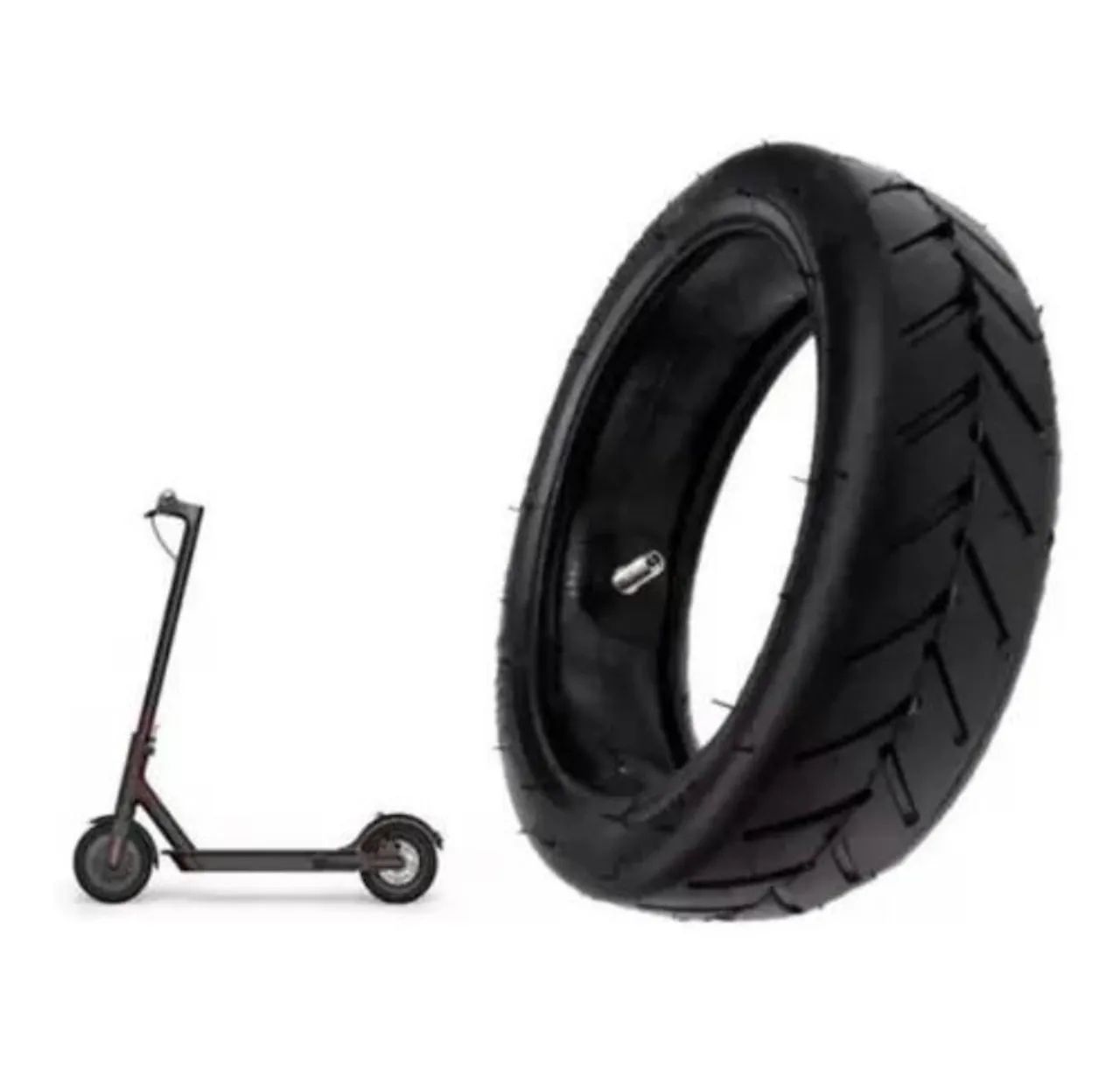Pneu para Patinete Elétrico (Com Câmara) - Compatível Xiaomi, Foston e Mais!